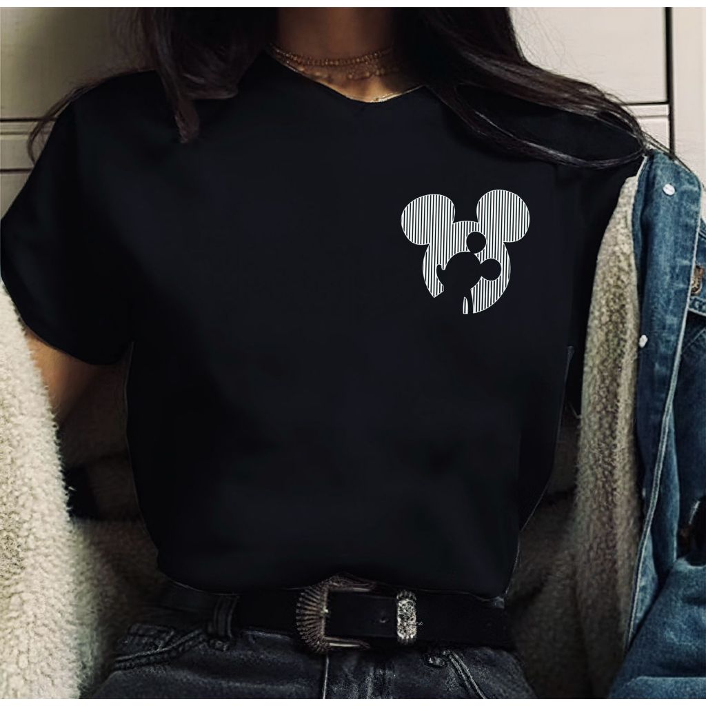 Camiseta Mickey Mouse Meninas super poderosas Unissex Feminino Masculino Envio Imediato