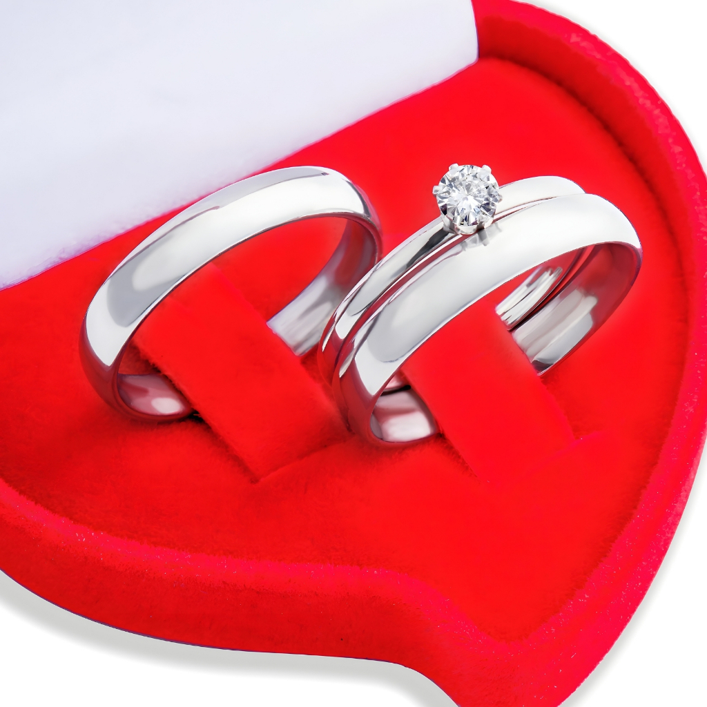 Par De Alianças de Namoro Prata Tradicional 4mm Anéis de Compromisso Envio Imediato Compromisso em Oferta na Shopee