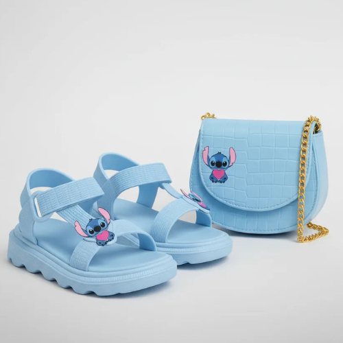 Sandália Infantil Menina Com Bolsinha Confortável Elegante e Estilosa Ótimo Presente Lançamento