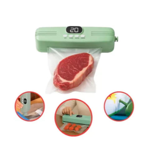 Seladora à Vácuo para Armazenar Alimentos Domésticos Embaladora a Vácuo