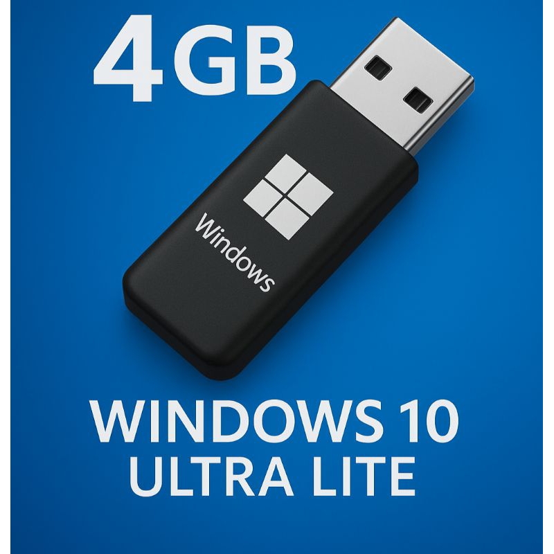 pendrive 4gb com Windows.10.ultra.lite