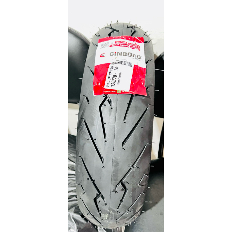 Pneu 120/70-14 Cinborg Irado City Traseiro Uso Sem Câmara Scooter PCX 150 NMax