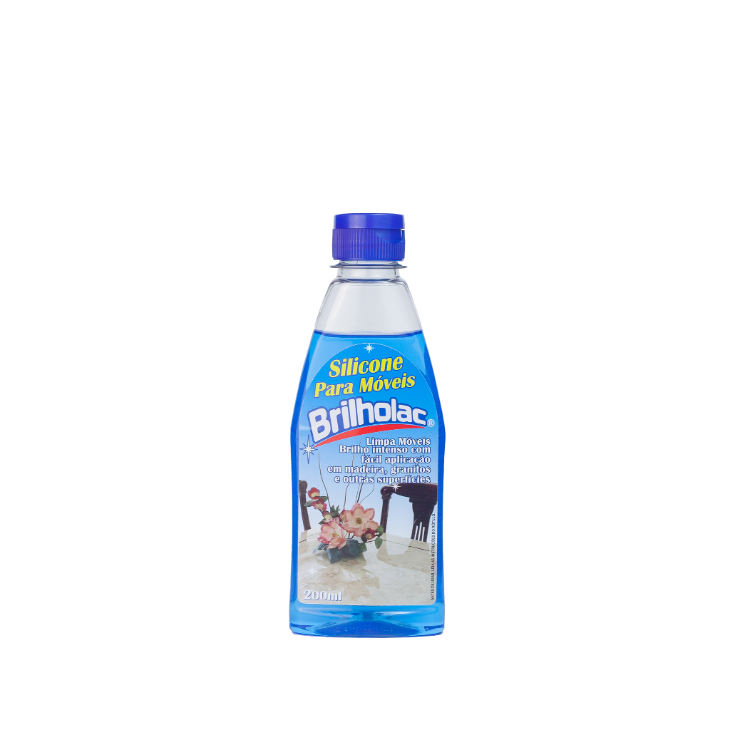 Silicone para Moveis Brilholac 200mL Limpa e Dá Brilho