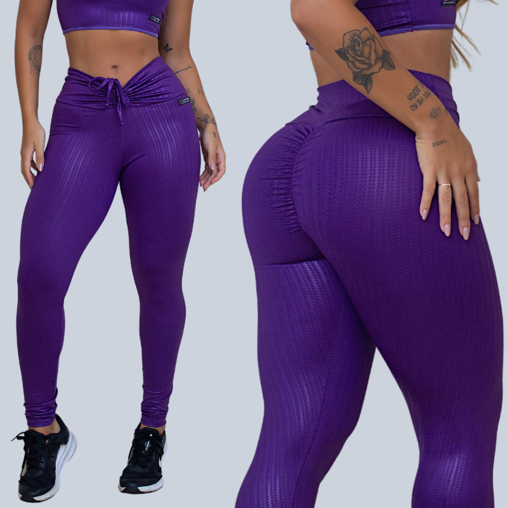 Legging Cirre 3D Levanta Bumbum Academia