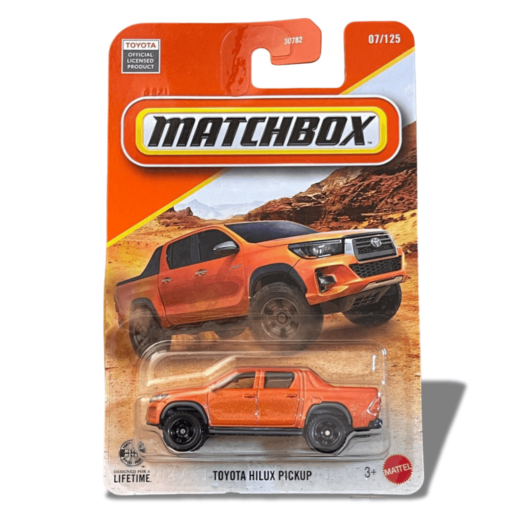 Matchbox Toyota Hilux Pickup, 1:64, Mattel - LOTE A 2026.