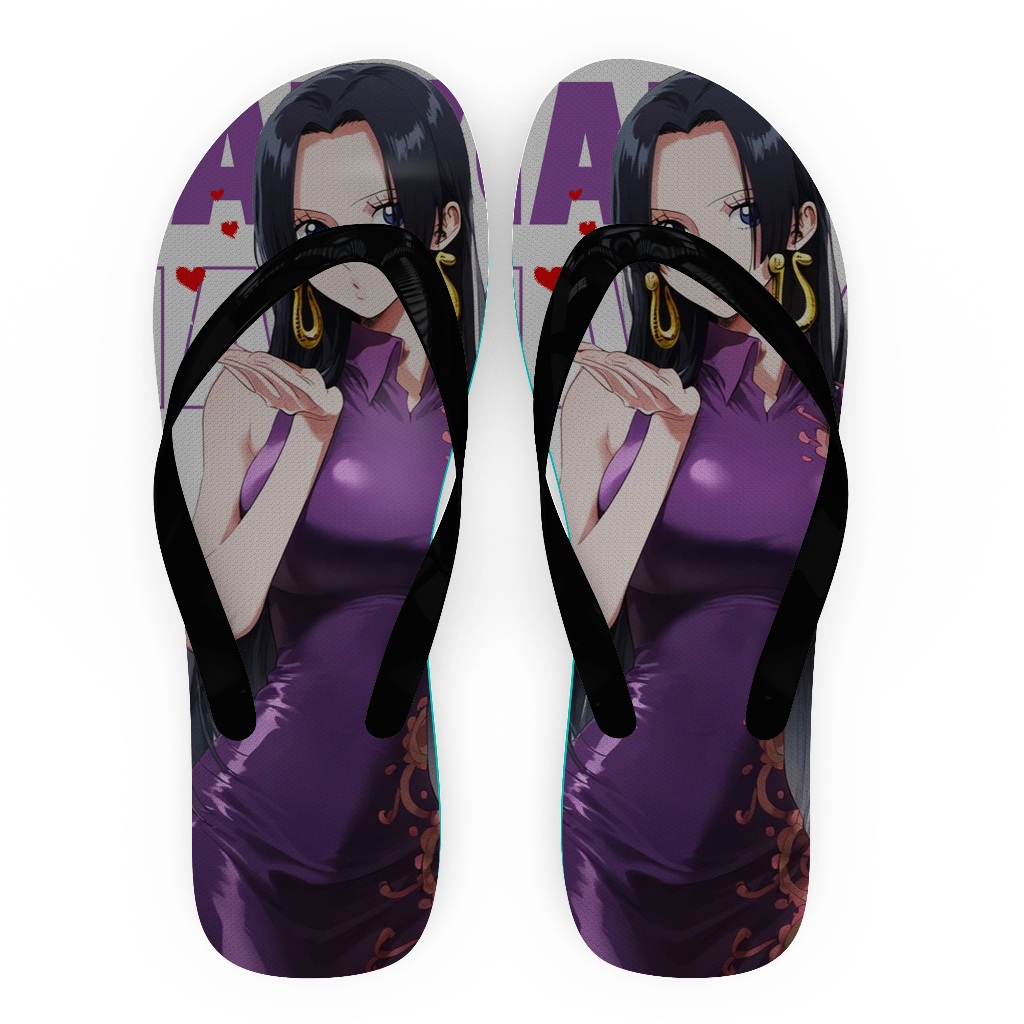 Chinelo Boa Hancock One Piece Sandália Personalizada - 001012