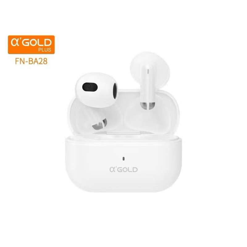 Mini Fone de Ouvido Bluetooth α’GOLD PLUS FN-BA28 TWS Sem Fio Compacto Mini Fone de Ouvido Bluetooth α’GOLD PLUS FN-BA28 TWS Sem Fio Compacto