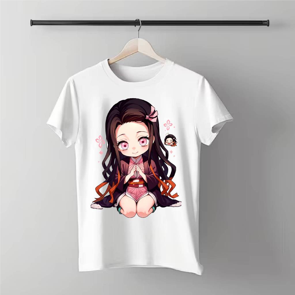 Camiseta T-shirt infantil menina Demon Slayer ONI Nezuko Kamado em Oferta na Shopee