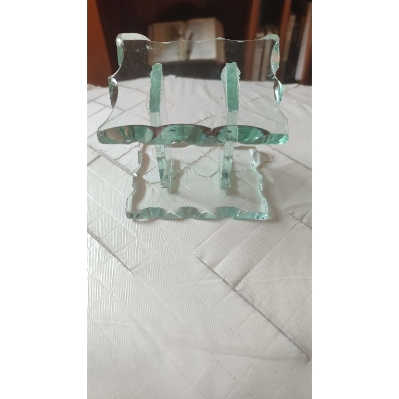 mini púlpito de vidro