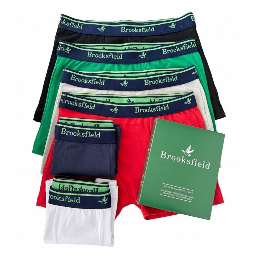 kIT 5 CUECAS BOXER , MASCULINA DE ALGODÃO DE QUALIDADE.