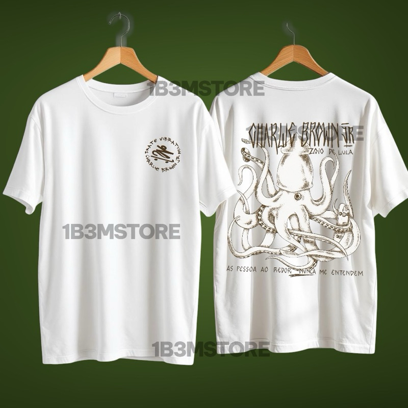 Camiseta Zoio de Lula TAMANHO GRANDE- Charlie Brown Jr - Escolha a Cor Exclusivo Verao 2024 em Oferta na Shopee