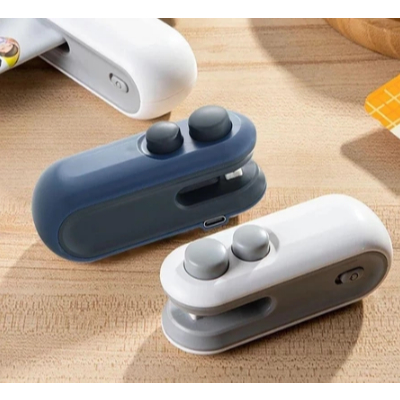 Mini Selador Portátil De Saco 2 Em 1 Magnético De Calor Recarregável