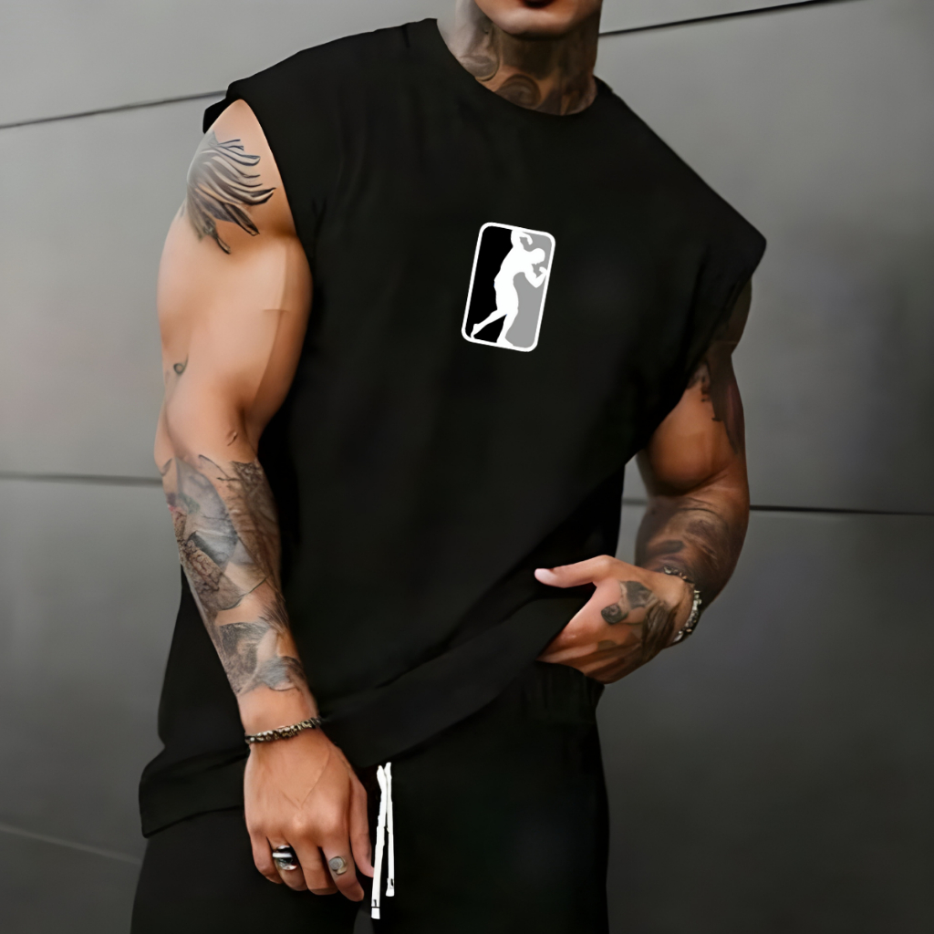 Camisa Regata Machao Oversized Masculino Estampada Arnold Classic Treino Academia Vintage Old Scholl