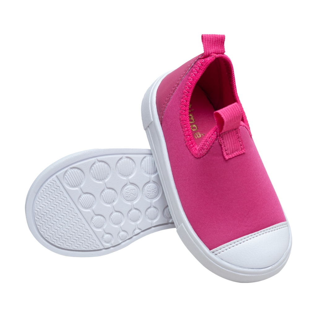 Tênis Calce Fácil Menina Feminino Infantil Meia Escolar Passeio Moda Blogueirinha Blogueira Kids