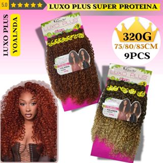 Fibra Super Proteina Cabelo Cacheado YOLANDA Luxo Plus Modern Girl 330g 85cm em Oferta na Shopee