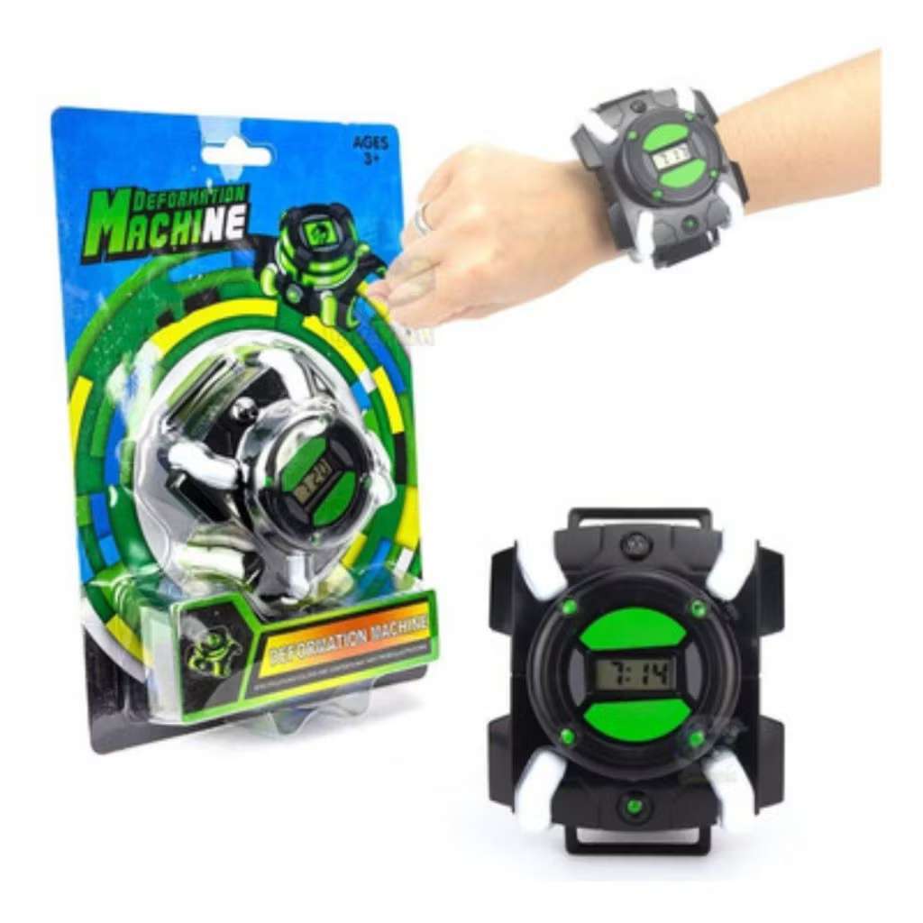 Ben10 Relógio Horas Digital Sonoro Omnitrix Omniverse