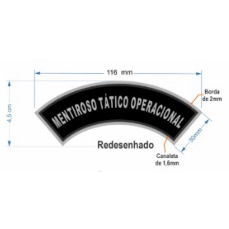Manicaca Patch Mentiroso Tatico Operacional