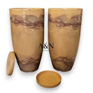 Kit 2 Vasos Polietileno Decorativos Para Plantas e Flores - Cone Bojo Polido 2 Premium em Oferta na Shopee