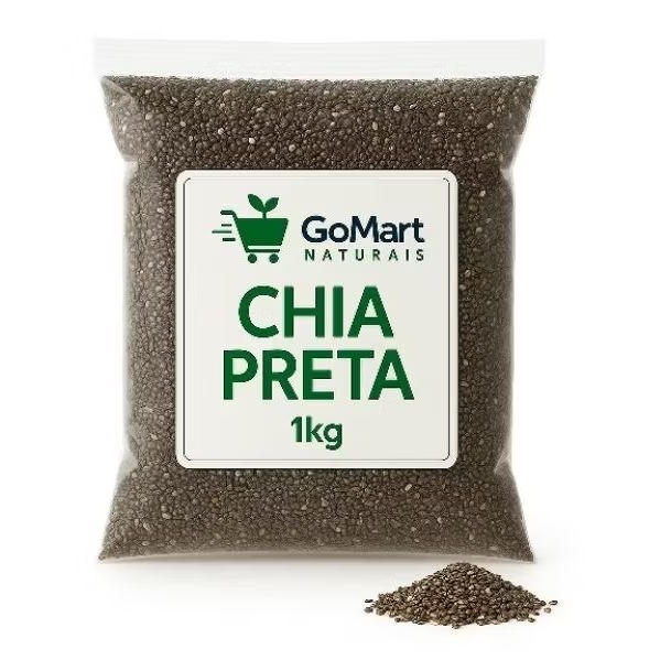 Semente de Chia - Integral, Rica em Ômega-3 e Fibras Naturais