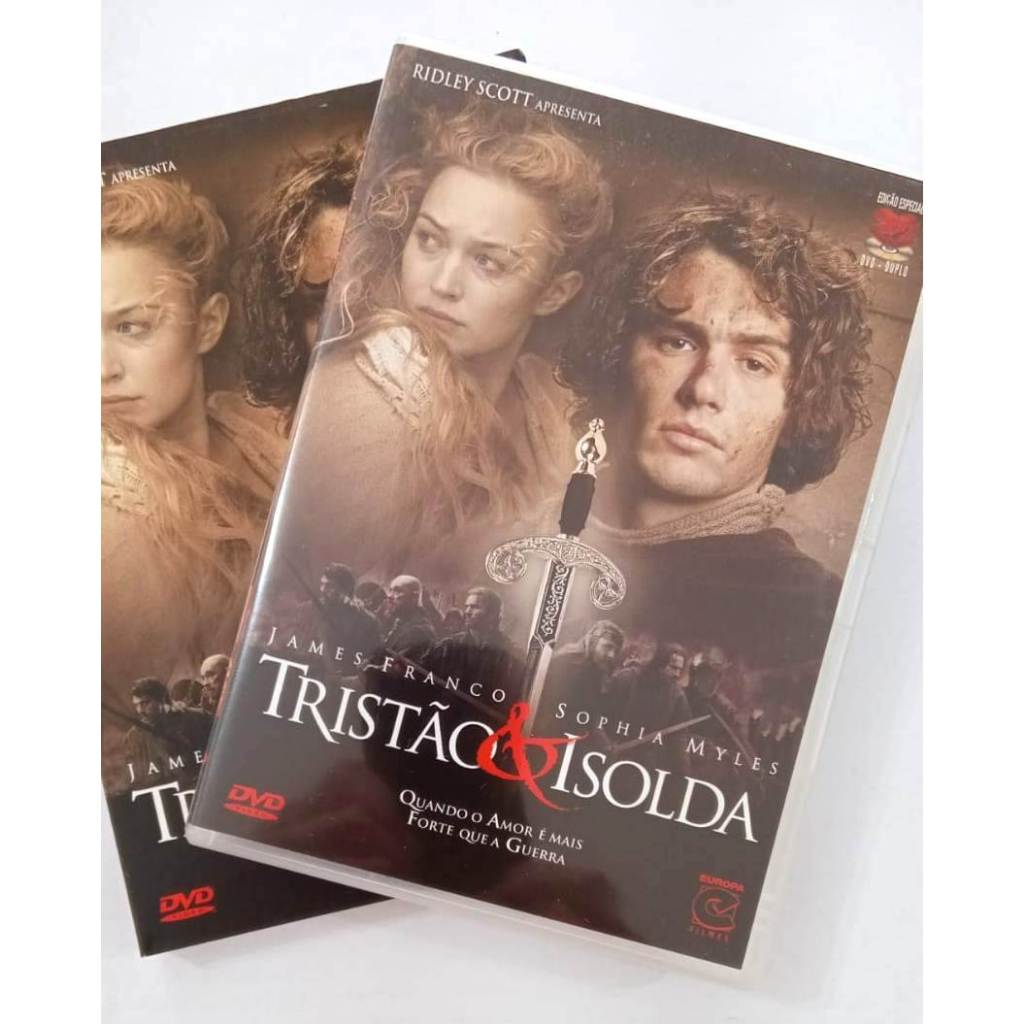 DVD duplo Tristão & Isolda original c/ luva James Franco msd