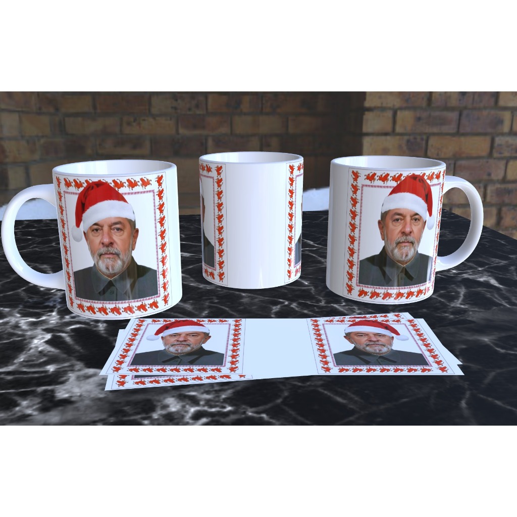 Caneca Personalizada- Meme- tsé Tung-Bolsonaro-lula -Ney- natal