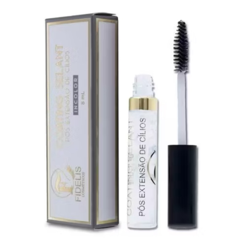 selante Fidélis pós Alongamento de cílios Incolor Preto Coating Envio imediato Original em Oferta na Shopee