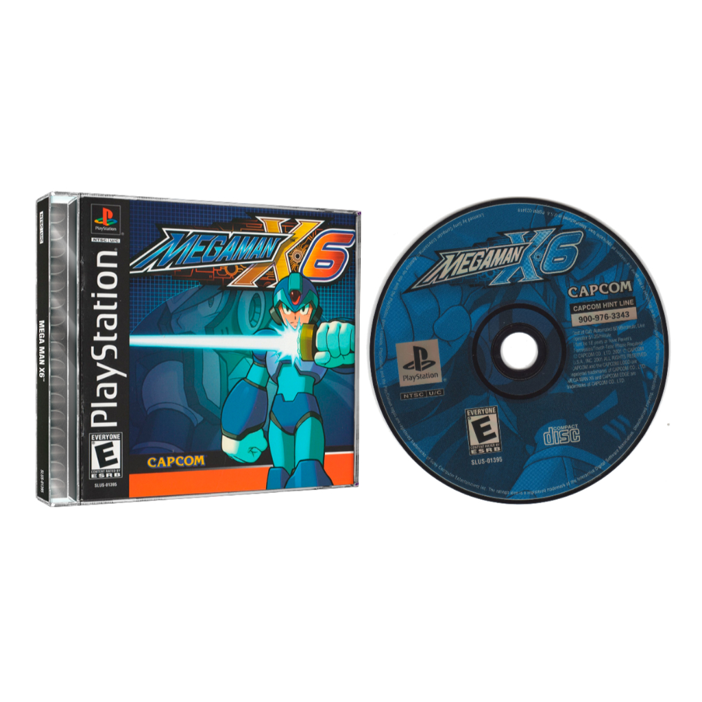 Jogo Mega Man X6 Para PS1 Playstation 1