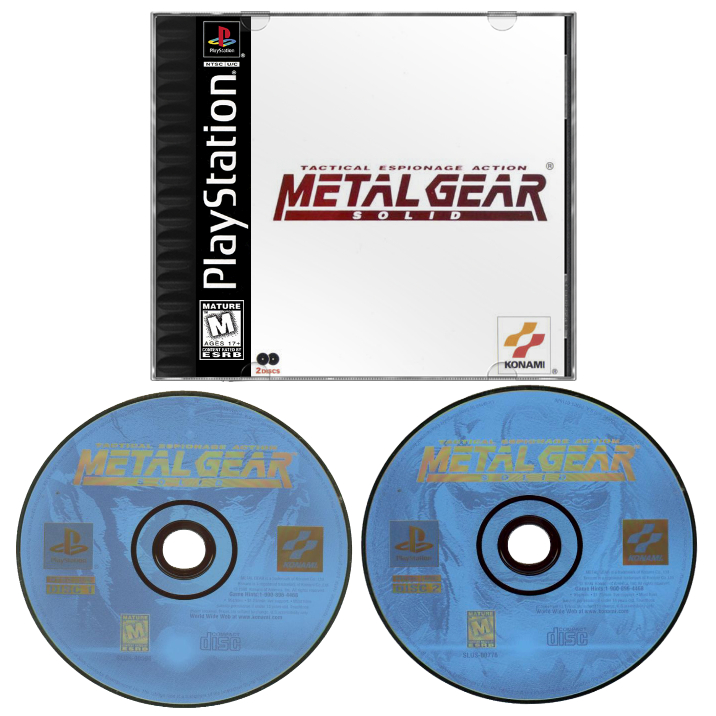 Jogo Metal Gear Solid  Para PS1 Playstation 1