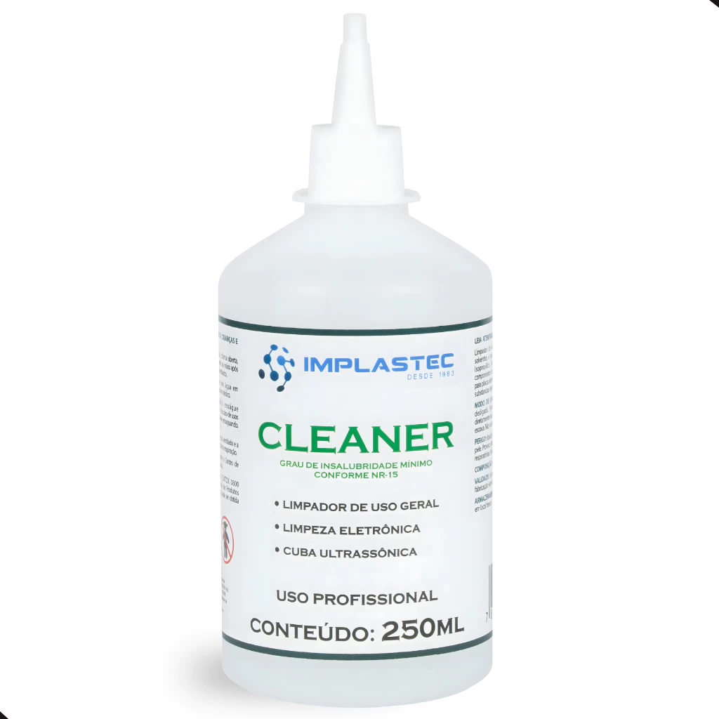 Cleaner Limpador de Uso Geral Implastec - Para Limpeza de Eletrônicos, Placas e Circuitos (Isento de Isopropanol)