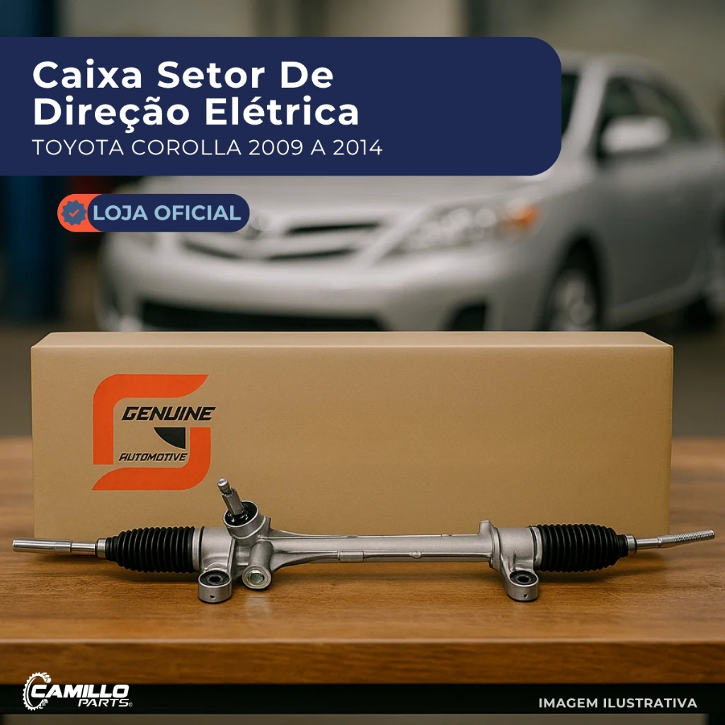 Caixa Direção Elétrica Completa Corolla Xei Gli Xli 2009 2010 2011 - Produto Novo