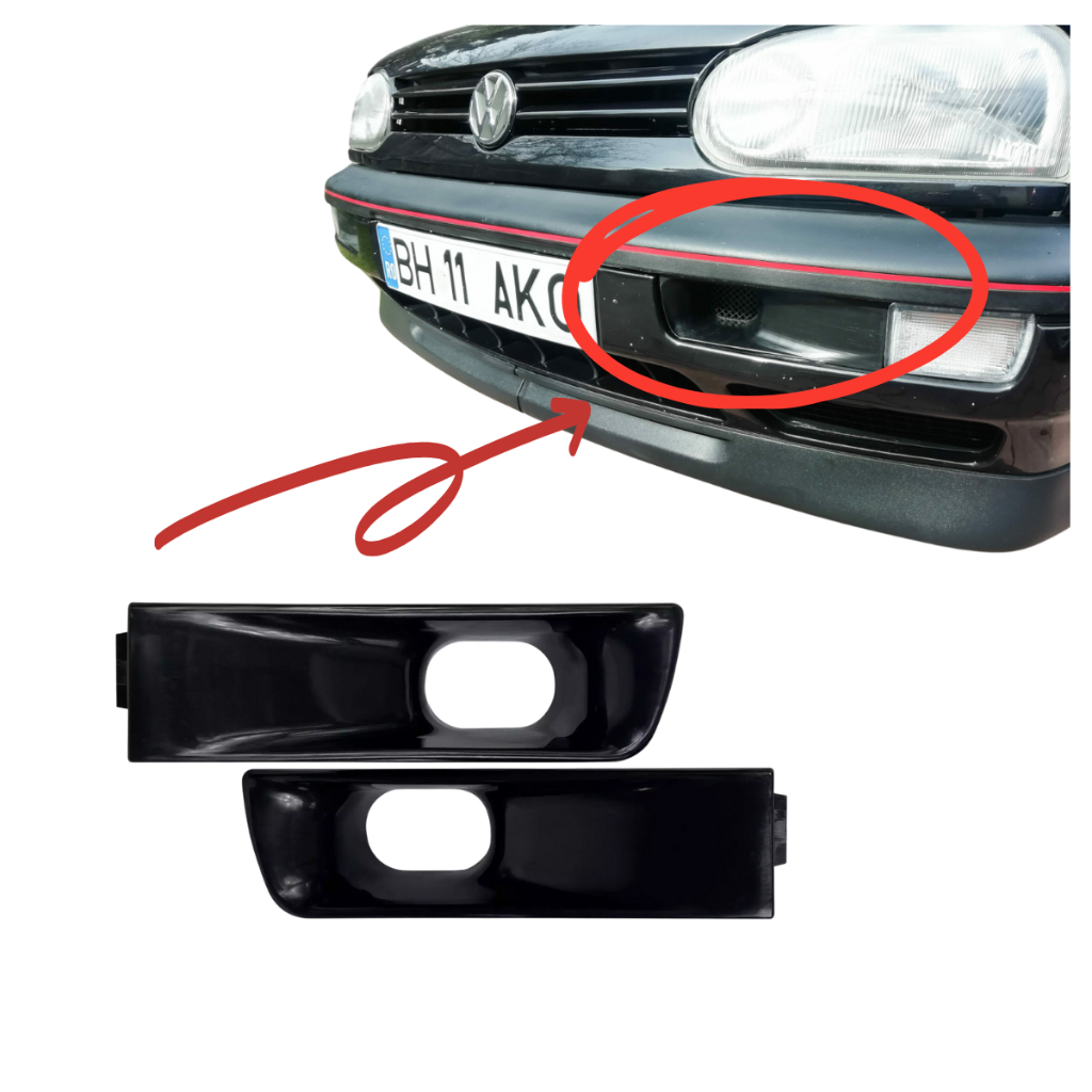 Moldura Farol de Milha Golf MK3