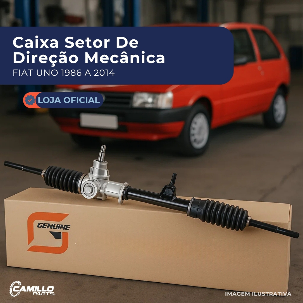 Direção Mecânica Fiat Uno Fiorino Elba Prêmio 1993 94 95 96 97 98 1999 Pino Produto Novo em Oferta na Shopee