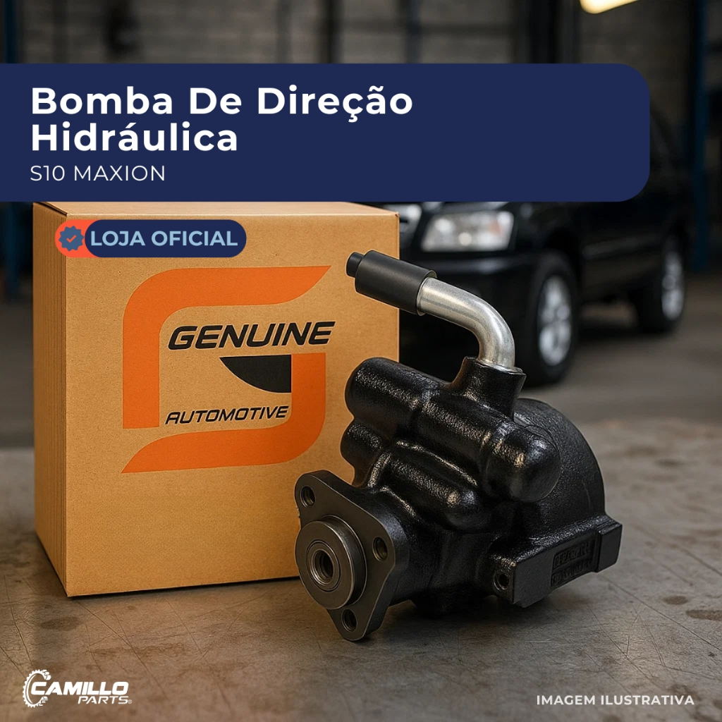 Bomba Hidráulica Direção S10 2.5 Maxion Diesel 1996 A 2000 Alta Qualidade - Produto Novo