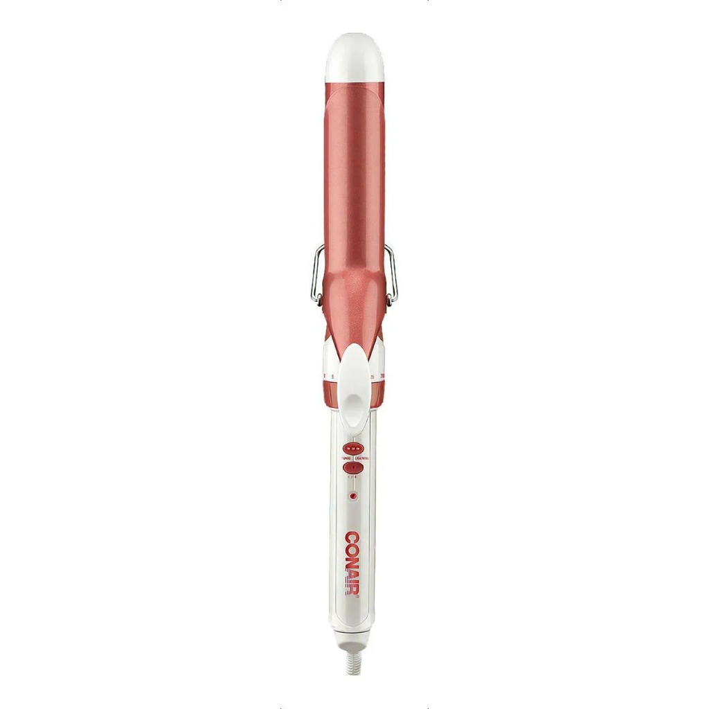 BABYLISS Modelador De Cachos Conair Double Ceramic Branco Rose