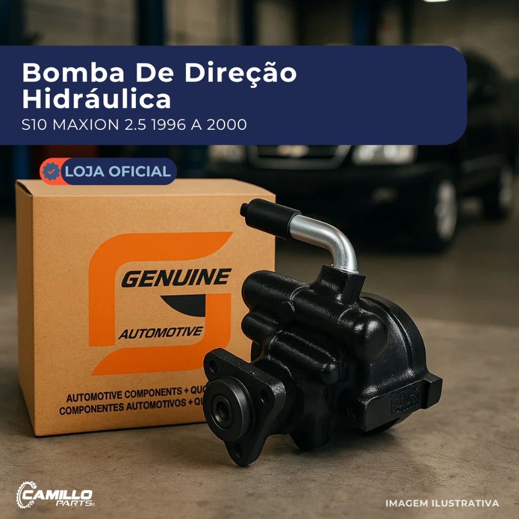 Bomba Hidráulica Sistema Direção S10 Maxion 2.5 1996 A 2000 Original - Produto Novo