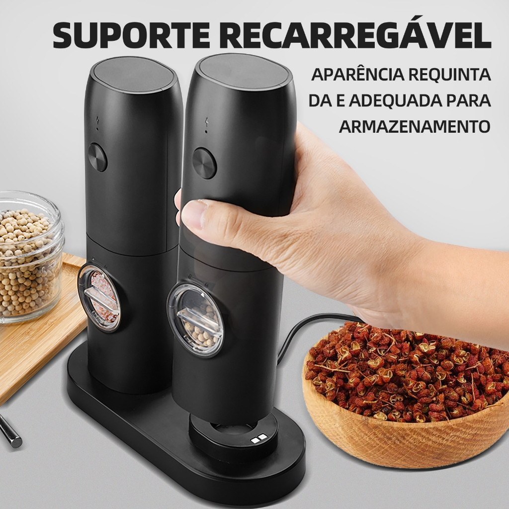 Moedor Pimenta Elétrico Usb - Comprar com Melhor Preço em Essenciais para Culinária