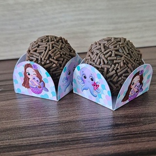 50 Forminha Sereia Cut para Docinhos – Festa Infantil Aniversário MODELO 1 em Oferta na Shopee