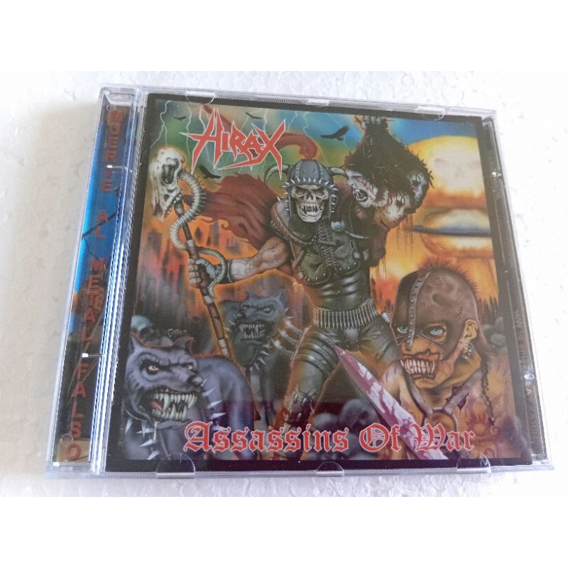 CD hirax assassins of War perfeito estado mídia e capa