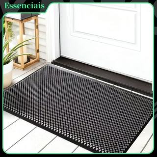 Tapete de Porta para Outdoor, Escovão de Silicone 70cm x 46cm, Limpeza de Calçados Plana para Uso Indoor ou Outdoor