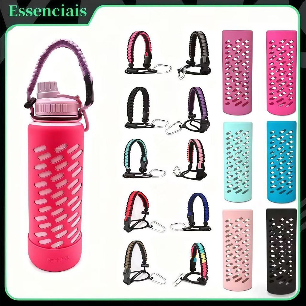 kit de dois itens 22-40oz Capinhasde Silicone para Garrafas de Água de 22oz são adequadas para 750ml800ml Antiderrapante