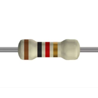 100 x RESISTOR CR25 1/4W 1K em Oferta na Shopee