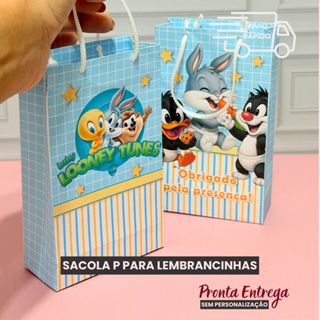 ENVIO RÁPIDO 10 Sacolas P LOONEY TUNES BABY - PRONTA ENTREGA em Oferta na Shopee