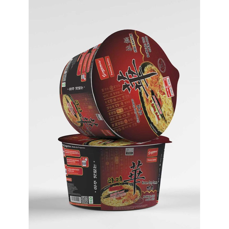 Lamen Estilo Coreano Macarrao Sinomie Sabores 102g Bowl
