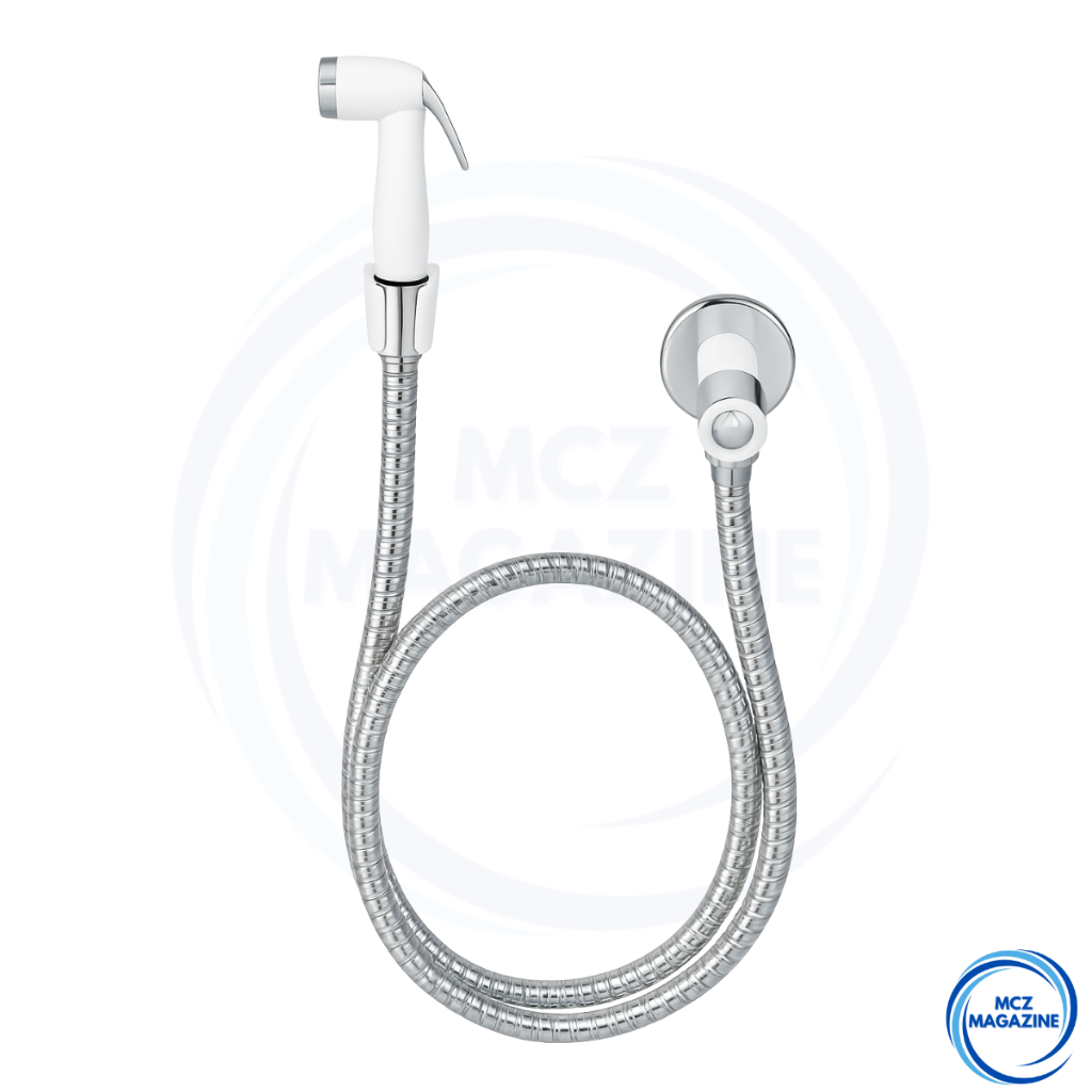 Ducha Higiênica Branca Completa com Gatilho e Registro 1/4 de Volta em Oferta na Shopee