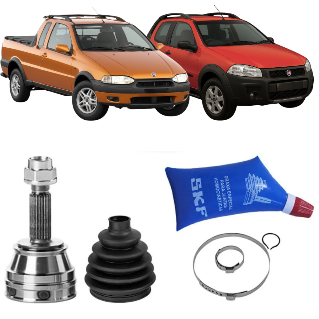 Imagem Junta Homocinética Fixa Fiat Strada 1998 Á 2005 Sem Abs