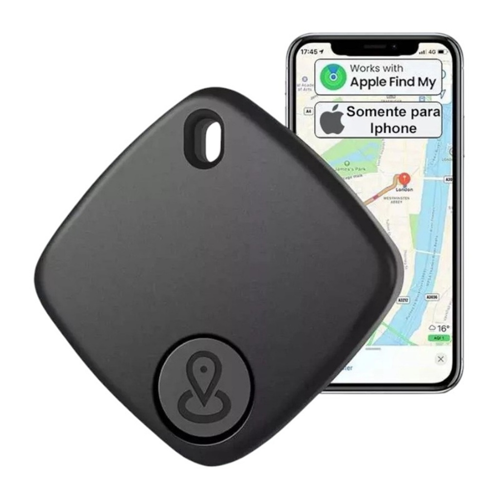 Mini Localizador Smart Sualio Tag Rastreador iPhone Apple