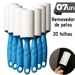 Kit de Rolo Adesivo Tira Pelos 20 FOLHAS De Roupas SUPER COLA Excelente QUALIDADE em Oferta na Shopee