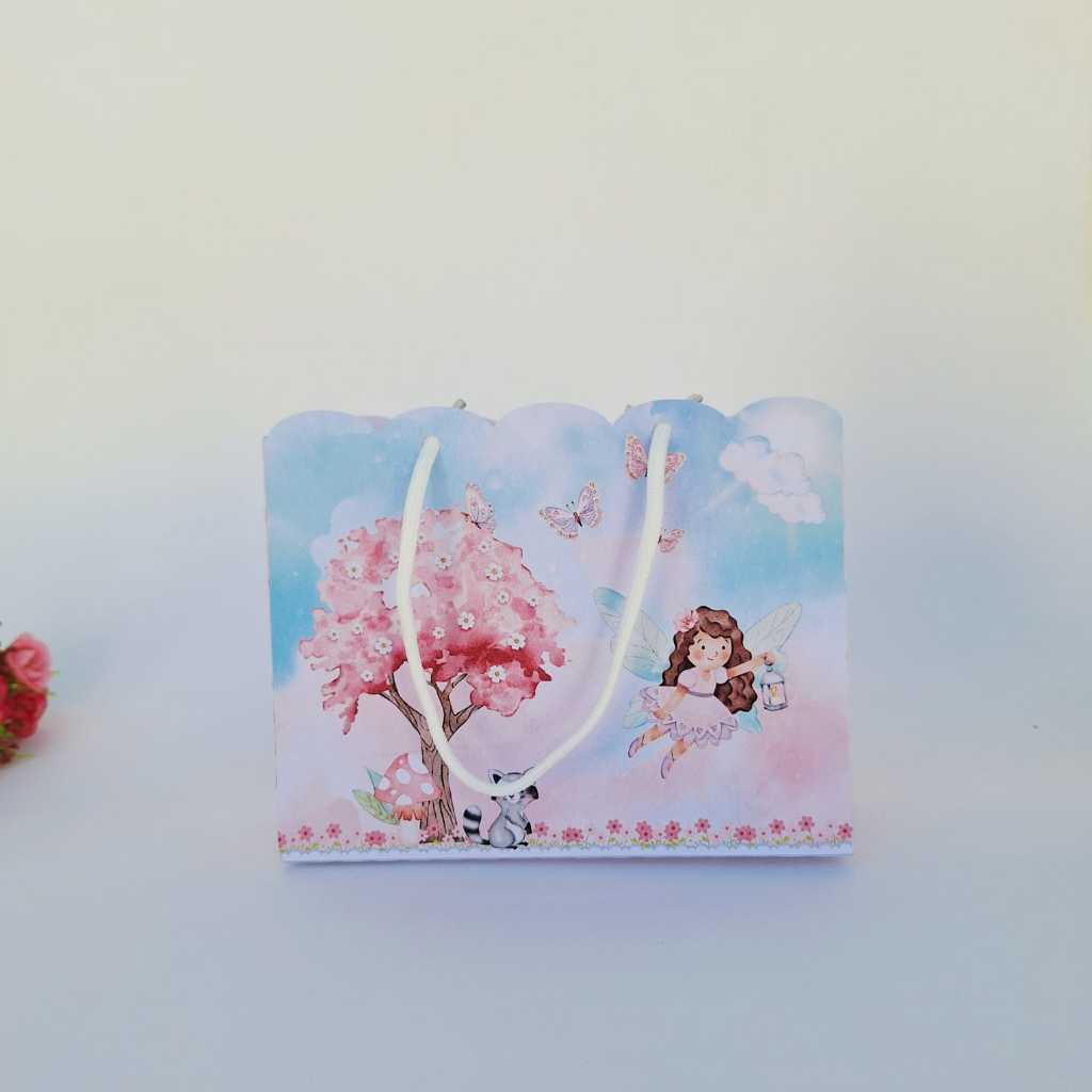 Sacolinha Personalizada Jardim Encantado -Lembrancinha festa infantil- Aniversário Jardim Encantado