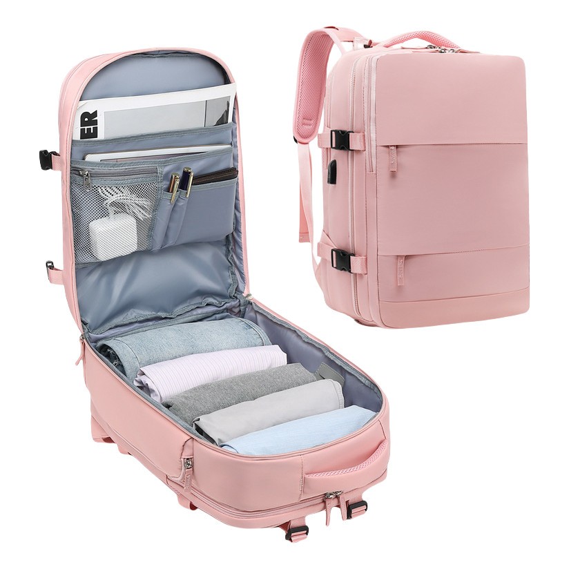 Mochila Viagem Feminina Masculinas Multifuncional Reforçada Resistente À água Notebook Impermeável Viral em Oferta na Shopee