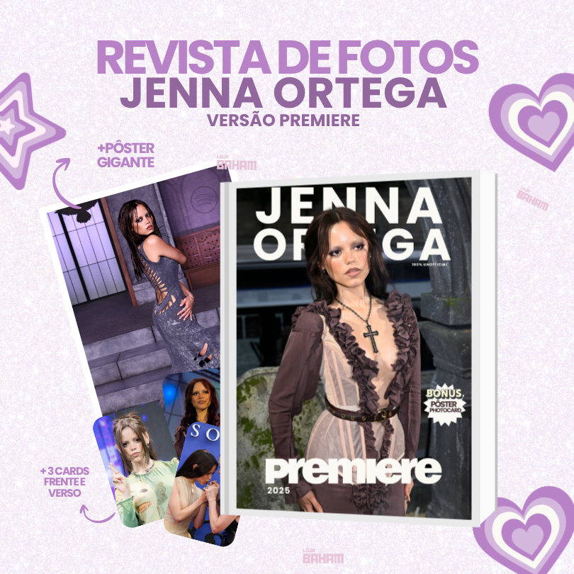 Revista de fotos Jenna Ortega (EDIÇÃO PREMIERE 2025)- 100% UNOFFICIAL em Oferta na Shopee